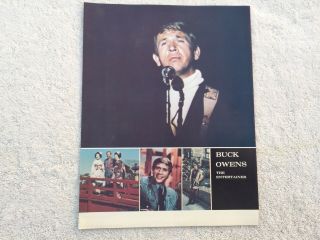 Buck Owens The Entertainer Promotional Pamphlet For The Buck Owens Ranch Show