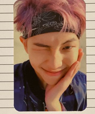 Bts You Never Walk Alone Ynwa Right Ver.  Official Namjoon (rm) Photocard