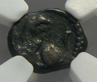 Leo I,  (AD 457 - 474) EASTERN ROMAN EMPIRE,  AE4 (Nummus) NGC 3