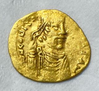 Ancient Byzantine Gold Coin Constans Ii - 641 - 688 Ad.  Tremissis - Choice
