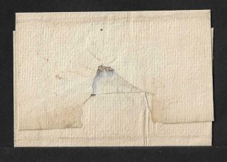 PERU - LIMA TO CHILE STAMPLESS COVER 1820 2