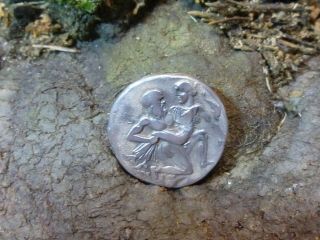 Thasos.  Circa 435 - 411 Bc.  Stater (silver,  20,  5 Mm,  6,  93 G).  Islands Off Thrace.