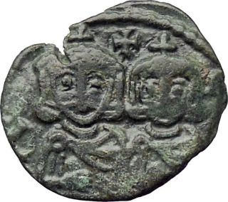 Constantine V Copronymus & Leo Iv & Leo Iii 741ad Ancient Byzantine Coin I30262