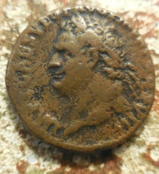 Titus Ad 79 - 81.  Rome As (26 Mm,  11.  37 Gm) Imp T Caes Vesp Avg Pm Tr P Cos Viii