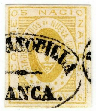 Colombia - Classic - 5c Stamp - Barranquilla Cancel - Sc 14 - $ 150 - 1861