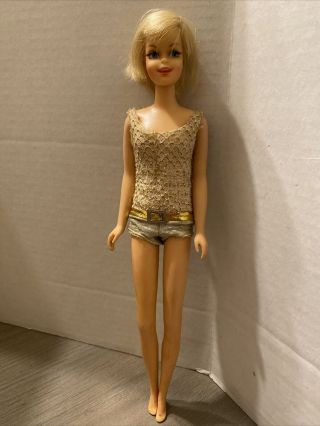 Vintage Mod Era Barbie Casey Doll No 1180 Tnt Blonde W/ Suit 1960’s
