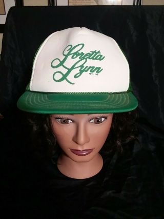 Vintage Loretta Lynn Mesh Snapback Trucker Baseball Hat