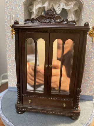 Vintage Doll House Miniature Armoire - Sonia Messer Imports