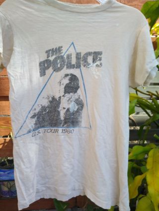 Womens Vintage The Police Band Shirt
