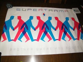 Supertramp " Brother Where You Bound " Two 1985 Promo Posters