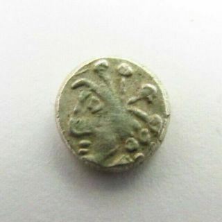 Ancient Celtic Central Europe Silver Obol Vendelici Circa 200 Ad (591)