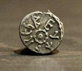 Anglo - Viking Unresearched Silver Coin 800 - 900 Ad