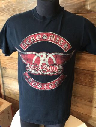Aerosmith Boston T - Shirt Adult Medium