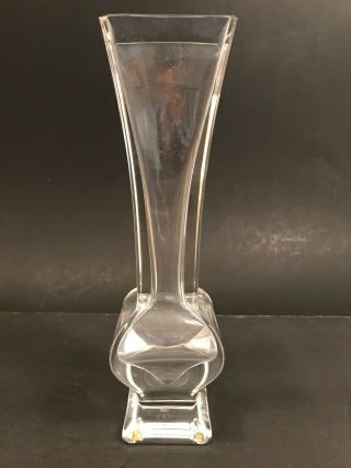 Vintage Sevres Lead Crystal Bud Vase,  8 " X 2.  5 " X 2.  5,  " Classic Design,