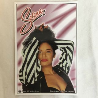 Selena Quintanilla Official 1999 Q - Productions Sticker Tejano Artist Stripe