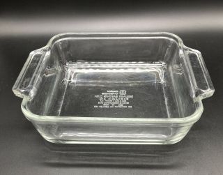 Anchor Ovenware Square Baking Dish 8 X 8 X 2.  25 In 2 Quart Clear Glass