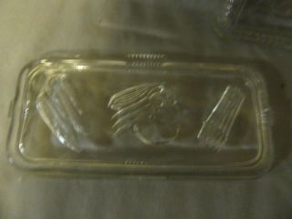 3 Clear Glass Lids for Refrigerator Dishes 1 - Pyrex 1 - Anchor Hocking 1 - Unknown 2