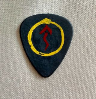 Vintage Rare Rush Geddy Lee Snakes And Arrows Black Guitar Pick