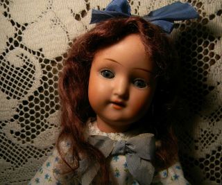 Antique Bisque Head Doll,  S.  P.  B.  H.  Germany,  Adorable