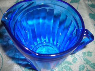 Cobalt Blue Depression Glass 4 1/2 