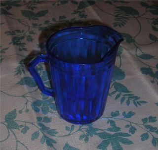 Cobalt Blue Depression Glass 4 1/2 