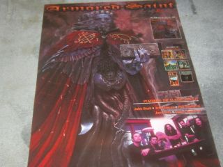 Armored Saint Promotional Poster Classic Heavy Metal Collectible Anthrax