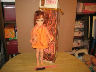 1968 Ideal Chrissy Doll Red Hair Clothes And Brush