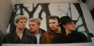 Rolled 1983 Artemis Posters U2 Band Photo Pinup Poster 24 X 36 Bono The Edge