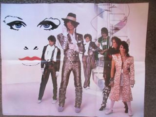 Prince & The Revolution 1984 " Purple Rain " 22 " X28 " Poster From Album Nm Cond.