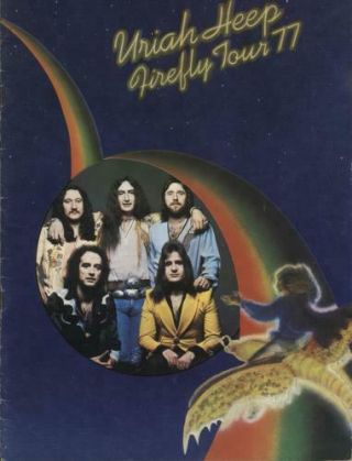 Uriah Heep 1977 Firefly Uk Tour Programme Book