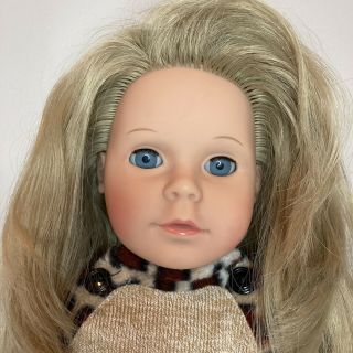 Gotz Doll 18 Inch Blonde Hair And Blue Eyes Gorgeous
