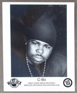 Vtg C - Bo Hip Hop Music Promo Film Press Kit Photo (warlock Records)