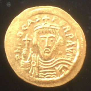 Byzantine Empire Phocas Gold Solidus (602 - 610ad)