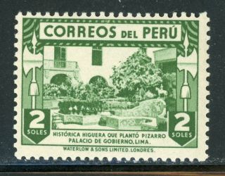 Peru Mnh Selections: Scott 382 2s From Series Of 1938 Waterlow Cv$6,