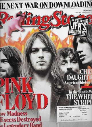 Pink Floyd Nm Vintage Issue Of Rolling Stone Mag//great Floyd Cover