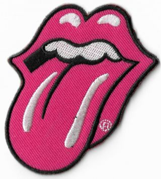 The Rolling Stones - Red Color Classic Tongue Patch [uk Import] Logo Insignia