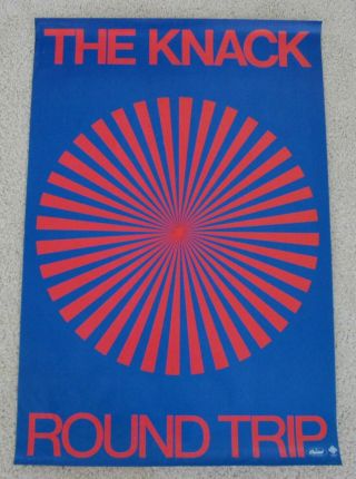 The Knack - Round Trip,  Vintage,  Rare,  1980s In - Store Music Promo Poster