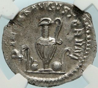 Herennius Etruscus As Caesar Ancient 250ad Silver Roman Coin Ngc I84422