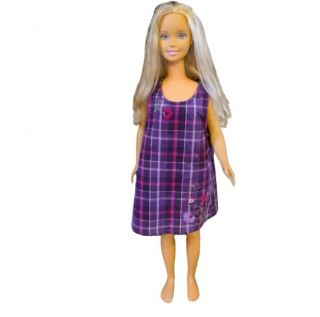 Vintage 1992 Mattel My Size Barbie,  38 " Tall,  Life - Size,  Long Blonde Hair,