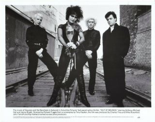 Siouxsie And The Banshees Vintage Press Photo 1986