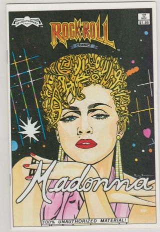 Rock N Roll Comics 17 - Madonna Vf/nm 1990 Revolutionary Comics 1st Print
