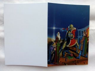 Iron Maiden Rare Christmas Card 1984 Limited Reprint