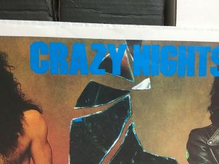 Kiss “crazy nights” UK Poster 24” x 34” 3