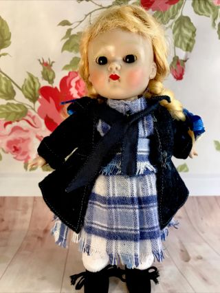 Vintage Vogue Slw Painted Lash Ginny 8” Doll Pretty Blonde Girl❤️