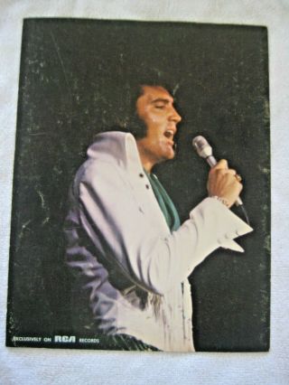ELVIS PRESLEY SOUVENIR PHOTO PROGRAM RCA RECORDS EXCLUSIVE 1971 2