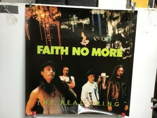 Faith No More 1989 “the Real Thing” Promo Poster