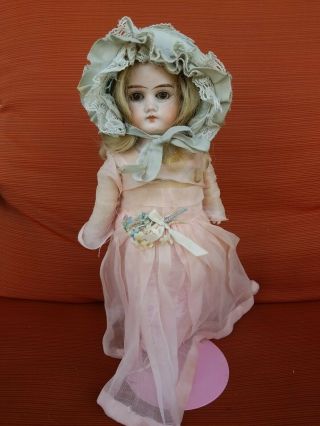 13 " Antique German Bisque Head Doll Incised " Lilly " Please View All Photos