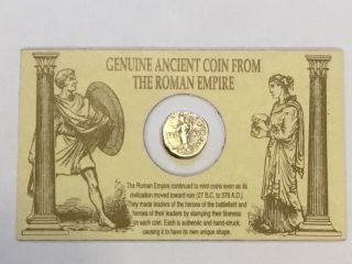 Rare Silver Roman Coin Emperor Hadrian Wood Frame 2nd Jewish Roman War 132 136