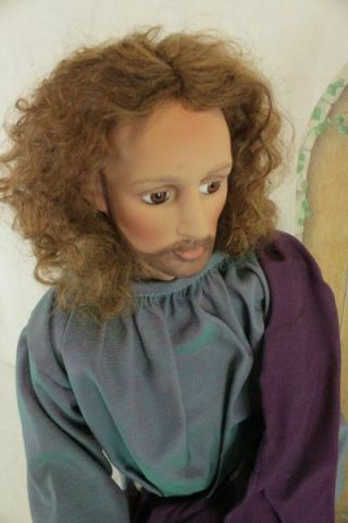 Ashton Drake Behold I Stand At The Door And Knock Porcelain Doll Jesus Christian 3