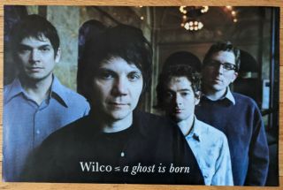 Wilco A Ghost Is Born 17x11 Two - Sided Promo Poster Jeff Tweedy Uncle Tupelo